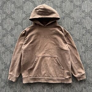 OAKLEY Hoodie Men's Size Large Brown Soho SI PO French Terry Cotton Pullover